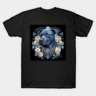 Majestic Blue Pit Bull T-Shirt